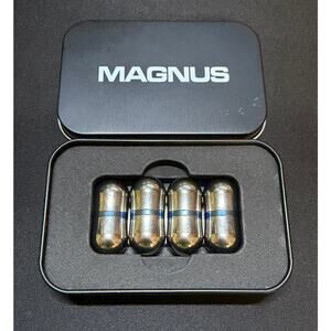 🔥Magnus Magic Beans Titanium with Blue Titanium Rings🔥